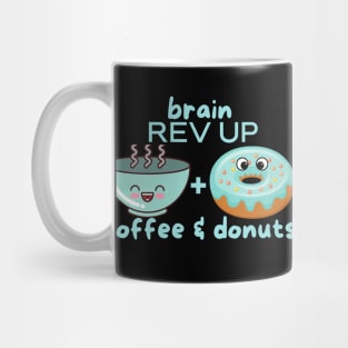 Coffee & Donuts Brain Rev Up Mug